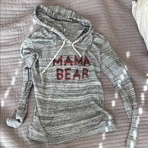 Gray 'Mama Bear' Women's Sweater